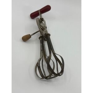 Vintage Rotary Hand‎ Crank Egg Beater Whisk Kitchen Tool A&J USA Made